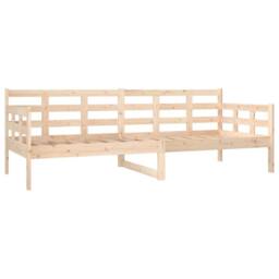 Berkfield Home Beautiful Day Bed Solid Wood Pine 80x200 cm in Natural - thumbnail 7