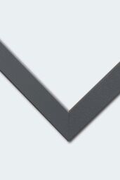 ARTZE Abstract Blue Winter Moods Angel Framed Wall Art - Large in Dark Grey - Size: W53 cm x H73 cm x D20mm - thumbnail 3