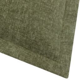 Yard Dune Velvet Chenille Cushion in Dark Green - Size: 50 cm x 50 cm - thumbnail 5