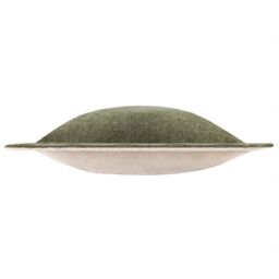 Yard Dune Velvet Chenille Cushion in Dark Green - Size: 50 cm x 50 cm - thumbnail 4
