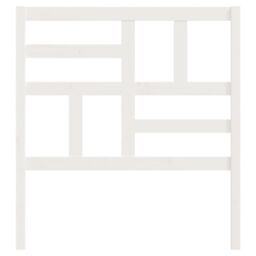 Berkfield Home Bed Headboard White 96x4x104 cm Solid Wood Pine - Size: 96 x 4 x 104 cm - thumbnail 4