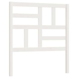Berkfield Home Bed Headboard White 96x4x104 cm Solid Wood Pine - Size: 96 x 4 x 104 cm - thumbnail 2