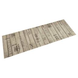 Berkfield Home Kitchen Rug Washable Fence 60x180 cm Velvet in Taupe