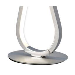 Netlighting Bucle Table Lamp 18W LED 3000K 1550lm Polished Chrome Frosted Acrylic in Silver - thumbnail 3