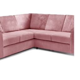 Furniture 786 Hannah Jumbo Cord Full Back 2c2 Corner Sofa in Pink - thumbnail 5
