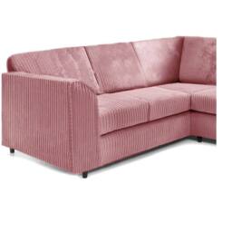 Furniture 786 Hannah Jumbo Cord Full Back 2c2 Corner Sofa in Pink - thumbnail 3