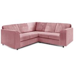 Furniture 786 Hannah Jumbo Cord Full Back 2c2 Corner Sofa in Pink - thumbnail 2