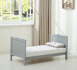 MCC Direct CozyCubs Wooden Cotbed Baby Cot Bed with Mattress - Orlando in Grey - Size: 1 Pack - thumbnail 3