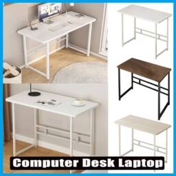 Kelvenix Computer Desk PC Laptop Study Table in Beige - Size: 0.6m2 - thumbnail 5
