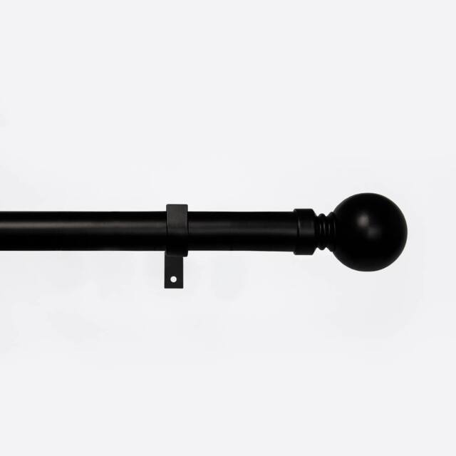 Blinds Outlet Metal extendable curtain pole in Black - Size: 120 cm - image 1