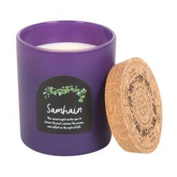 Something Different Pumpkin Spice Samhain Scented Candle in Purple - thumbnail 1