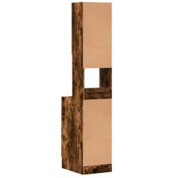 Berkfield Home Kitchen Cabinet Smoked Oak 35x50x180 cm Engineered Wood in Brown - Size: 35 x 50 x 180 cm - thumbnail 6