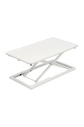 Living and Home Height Adjustable Standing Desk Converter in White - thumbnail 4