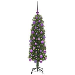 Berkfield Home Artificial Christmas Tree with 150 LEDs with Stand Green 120 cm - thumbnail 6