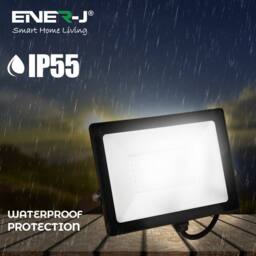 ENER-J 50W LED Floodlight Pre Wired with 500W RF WiFi Receiver 1 Gang in Black - thumbnail 6