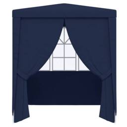 Berkfield Home Professional Party Tent with Side Walls 2x2 m Blue 90 g/m ² - thumbnail 1