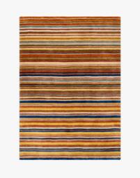Gooch Luxury Rugs Spice Wool Rug in Burnt Orange - Size: 70 cm x 240 cm - thumbnail 6