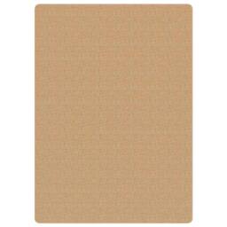 Berkfield Home Area Rug Jute with Latex Backing 120x180 cm Natural in Beige - Size: 100 cm diameter - thumbnail 2