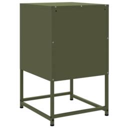 Berkfield Home Durable Bedside Cabinets 2 pcs Olive Green 36x39x60.5 cm Steel - thumbnail 8
