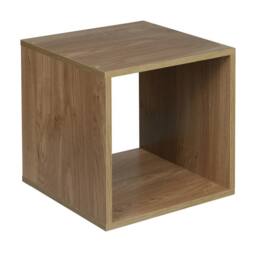 Havendro Oak Modern Wooden Bookcase Shelving Display Storage Shelf in Light Oak - thumbnail 1