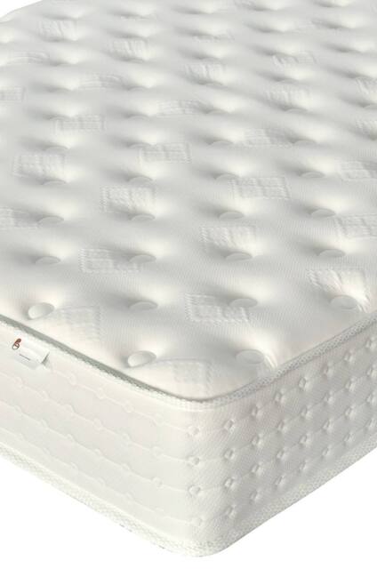 Somnior Pocket One Hybrid Memory Foam Rolled Mattress in a Box in White - Size: Small Double - image 1