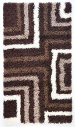 Bravich LTD Thick Shaggy Tides Rug - California in Brown - Size: 200 cm x 290 cm - thumbnail 5