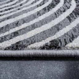 The Rug Shop UK Black Modern Abstract Optical 3D Easy To Clean Area Rug - Size: 160 cm x 230 cm - thumbnail 5