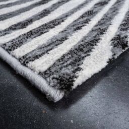 The Rug Shop UK Black Modern Abstract Optical 3D Easy To Clean Area Rug - Size: 160 cm x 230 cm - thumbnail 7