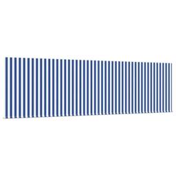 Berkfield Home Retractable Awning Blue & white Blue & White Anthracite - thumbnail 6
