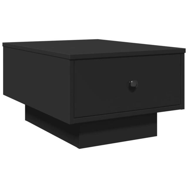 Berkfield Home Coffee Table Black 60x45x31 cm Engineered Wood - Size: 60 x 45 x 31 cm - image 1