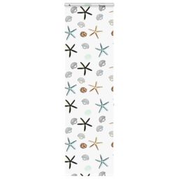 Berkfield Home Shower Roller Blind with Cassette 70x240 cm Fabric Width 66 cm in Black - thumbnail 1