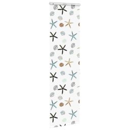 Berkfield Home Shower Roller Blind with Cassette 70x240 cm Fabric Width 66 cm in Black - thumbnail 3