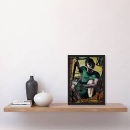 Artery8 Acrobat Portrait on the Trapeze Max Beckmann Framed Wall Art Print - Size: A3 - thumbnail 2
