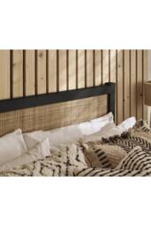 Julian Bowen Padstow Rattan Effect Bed in Black - Size: Double - thumbnail 9