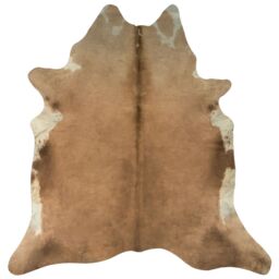 Berkfield Home Real Cow Hide Rug Brown & White 150x170 cm - Size: 100 cm diameter - thumbnail 5