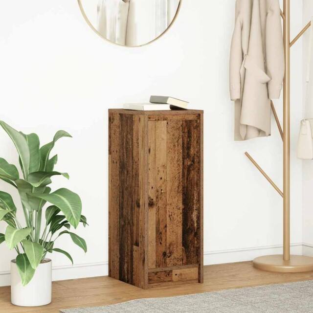 Berkfield Home Sideboard Old Wood 29.5x34x76 cm Engineered Wood in Brown - image 1