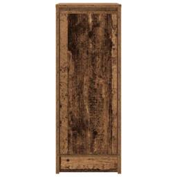 Berkfield Home Sideboard Old Wood 29.5x34x76 cm Engineered Wood in Brown - thumbnail 6