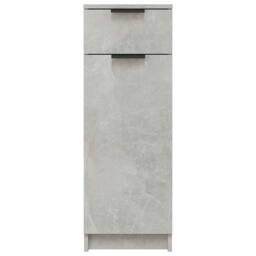 Berkfield Home Classic Bathroom Cabinet Concrete Grey 32x34x90 cm Engineered Wood - Size: 32 x 34 x 90 cm - thumbnail 6