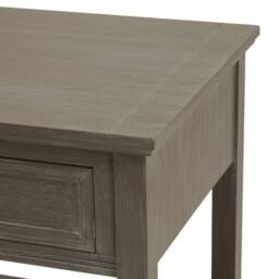 Lemon Pavilion Furniture and Decor The Serene Collection One Drawer Side Table, L43 x W48 x H59 cm - Grey - thumbnail 5