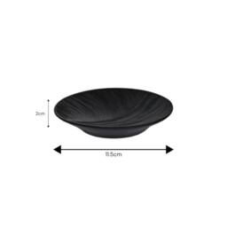Showerdrape Ripple Textured 4 Piece Bathroom Accessory Set in Black - thumbnail 9
