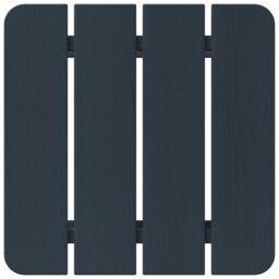 Berkfield Home 3 Piece Garden Lounge Set Navy Blue HDPE - thumbnail 7