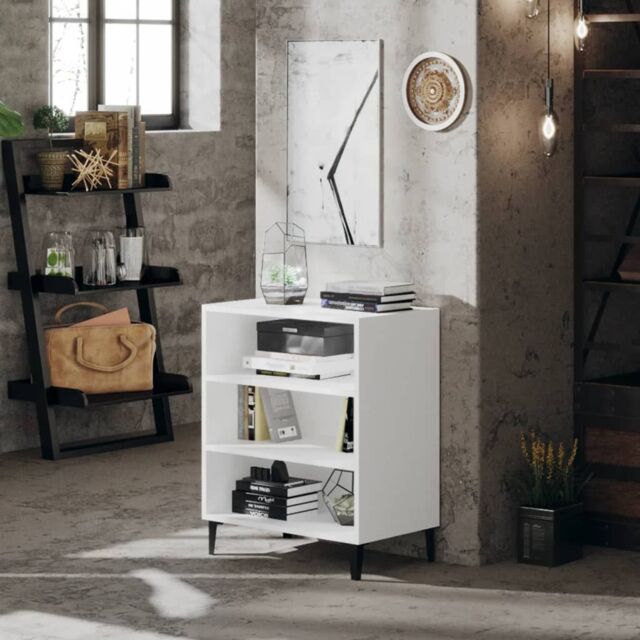 Berkfield Home Sideboard White 57x35x70 cm Engineered Wood - Size: 57 x 35 x 70 cm - image 1