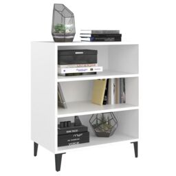 Berkfield Home Sideboard White 57x35x70 cm Engineered Wood - Size: 57 x 35 x 70 cm - thumbnail 3