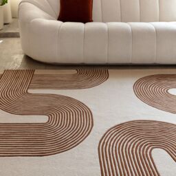 The Rug Shop UK Wool Modern Cream Easy to clean Area Rug - Size: 160 cm x 230 cm - thumbnail 3