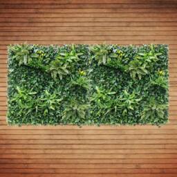 Ark Mat Greenwheat Artificial Plant Wall Panel 1x1m - Indoor & Outdoor in Green - thumbnail 9