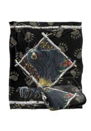 JQ Licensing Bs-Jp Black Bears Silky Touch Super Soft Throw Blanket 152 X 127 cm in White - thumbnail 2