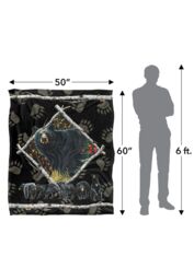 JQ Licensing Bs-Jp Black Bears Silky Touch Super Soft Throw Blanket 152 X 127 cm in White - thumbnail 5