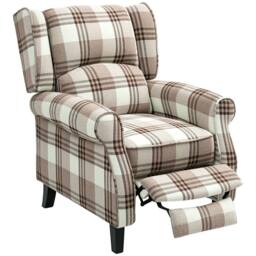 STILVORA Recliner Armchair 160° with Footrest Brown - thumbnail 5