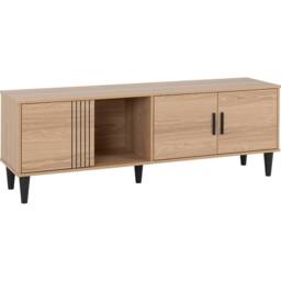 Seconique Tessa TV Cabinet in Natural - thumbnail 2