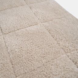 OHS Teddy Fleece Sensory Sleep Therapy Weighted Blanket 150 x 200 cm 8kg in Natural - Size: 150 cm x 200 cm - thumbnail 6